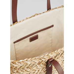 LK Bennett Viola Natural Straw Basket Bag